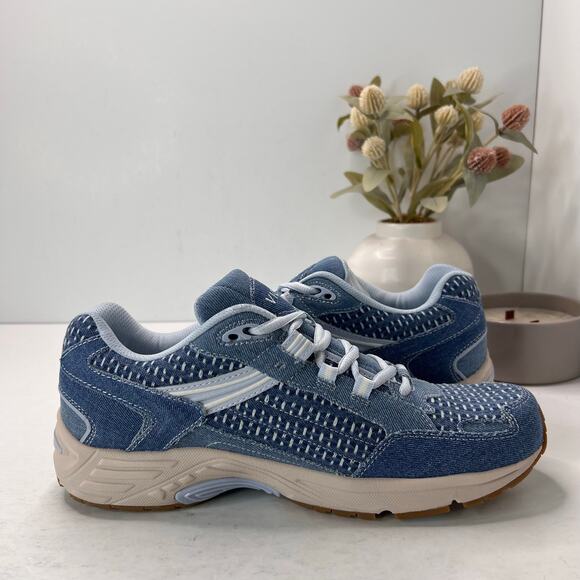 Vionic 23 Walk 2.0 Denim Lace Up Sneakers Comfort Shoe Blue Women's 12 M NWOB - Picture 6 of 9
